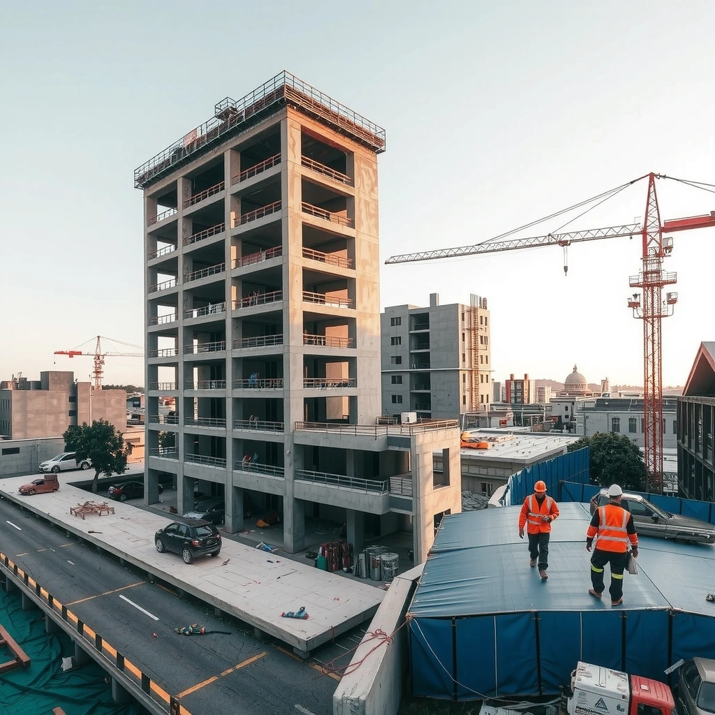 Modern construction site in Iloilo City showcasing BuildNest's work